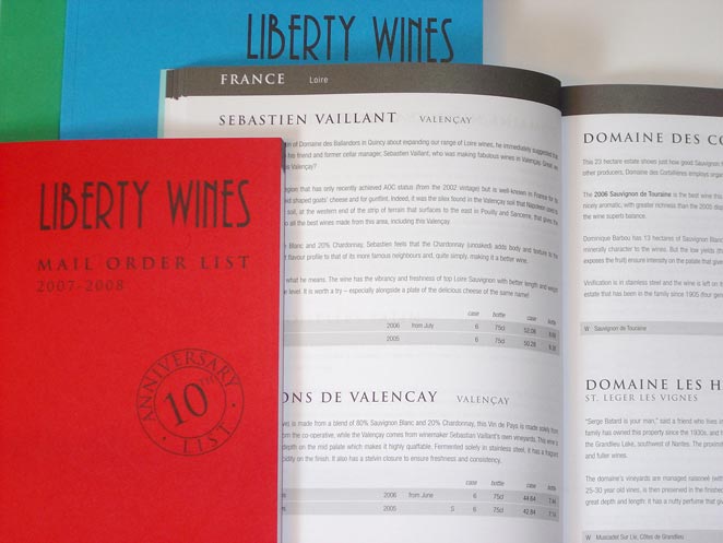 Liberty Wine Lists