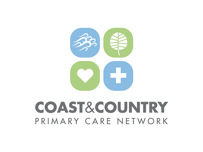 Coast & Country PCN Logo Design by The Pea Green Boat Design, Croydon, Surrey, London
